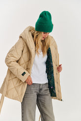 Anabelle Desert Moth Quilted Jacket
